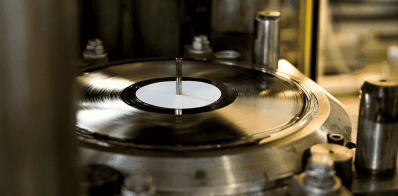 how vinyl records are pressed