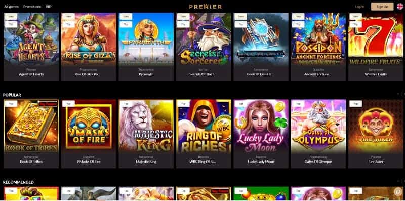 Premier Casino Games Review 