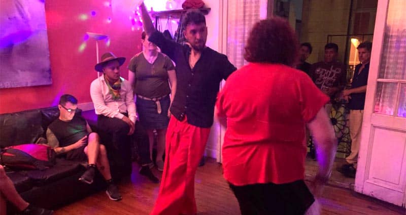 Noche migrantes en San Telmo