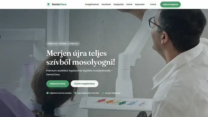 DentaClara — Zahnarztpraxis Website