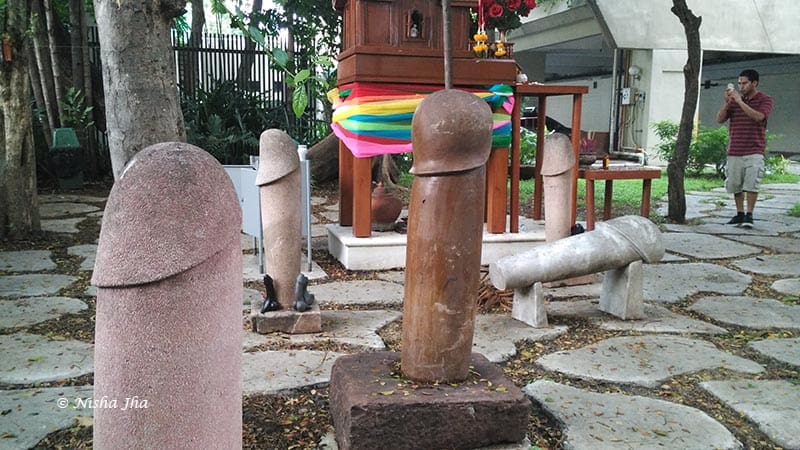 Fertility shrine in Bangkok