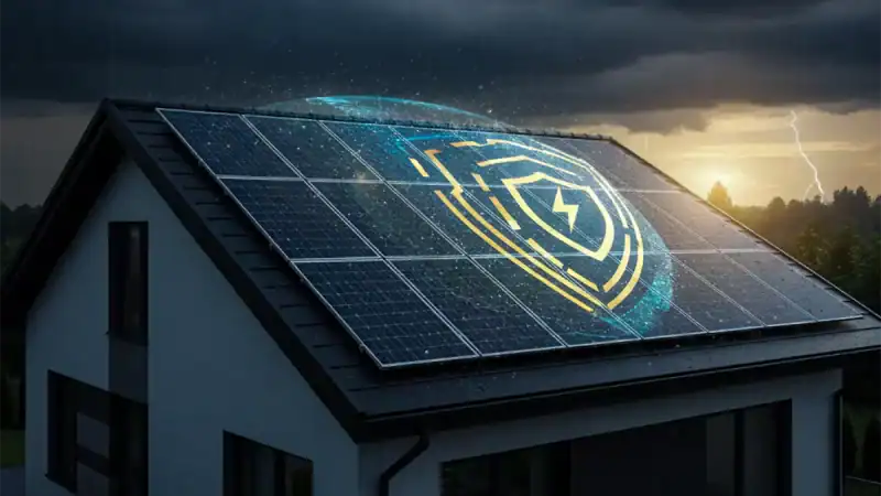 Seguro para Energia Solar: Por que 2026 registrou Recorde de Danos por Tempestades e como Proteger seu Investimento