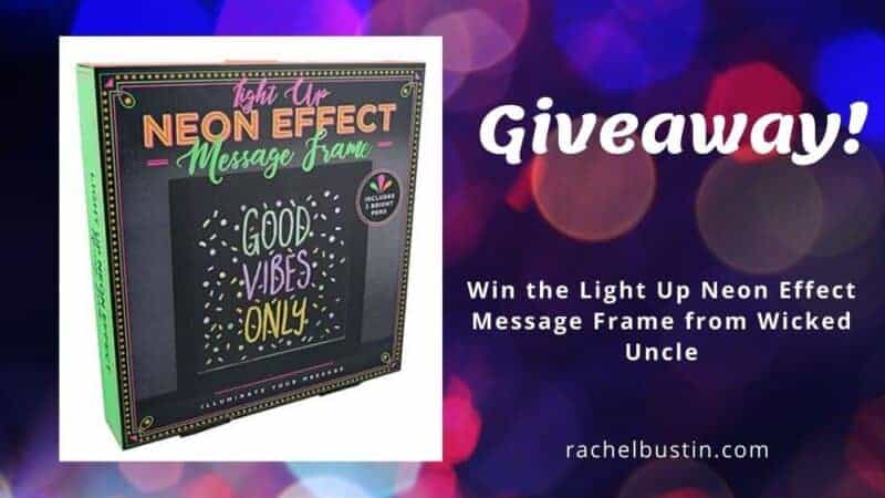 Win a Light-up Neon Effect Message Frame