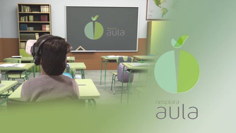 Imagen del programa "aula Nesplora", utilizado para diagnosticar déficit de atención con o sin hiperactividad