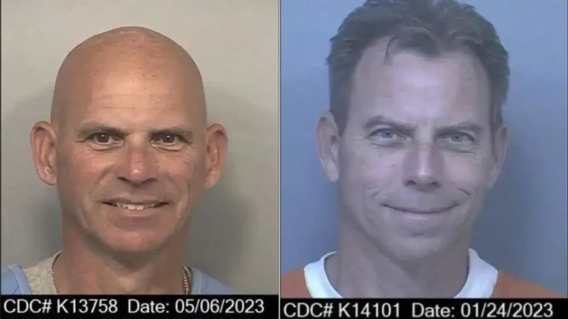 CDC File Photos of Lyle and Erik Menendez in 2023.