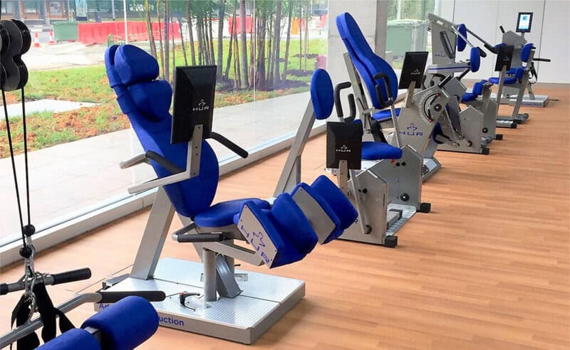 HUR Blue Atoll silver fitness equipment for commercial gyms and wellness facilities