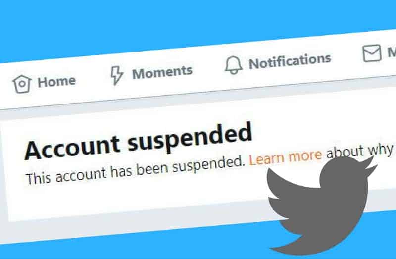 twitter account suspended