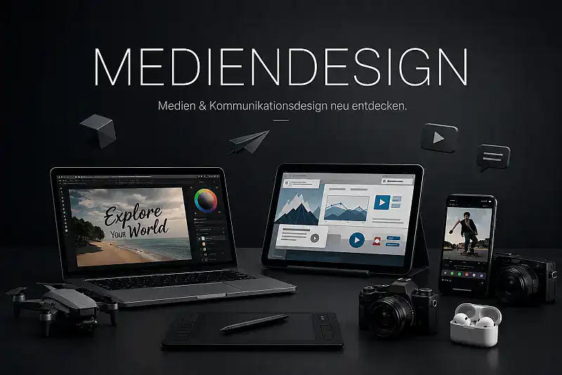 Mediendesign von i-pix creativ – kreative Visualisierung digitaler Gestaltung für Grafikdesign, Webdesign und moderne visuelle Kommunikation.