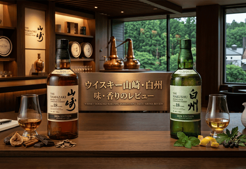 ウイスキー山崎・白州2026EDITION｜味・香りのレビュー