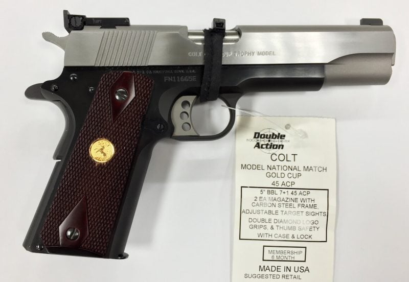 colt national match gold cup