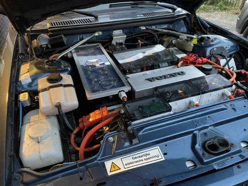 Volvo 240 electric motorrruimte