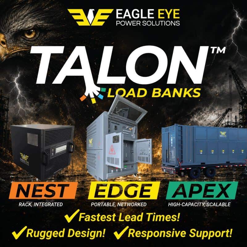 Eagle Eye Power Solutions TALON AC Load Banks overview