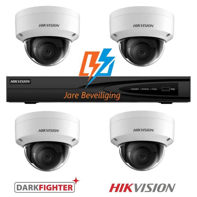 Hikvision 4MP POE Set 4xCameras + NVR
