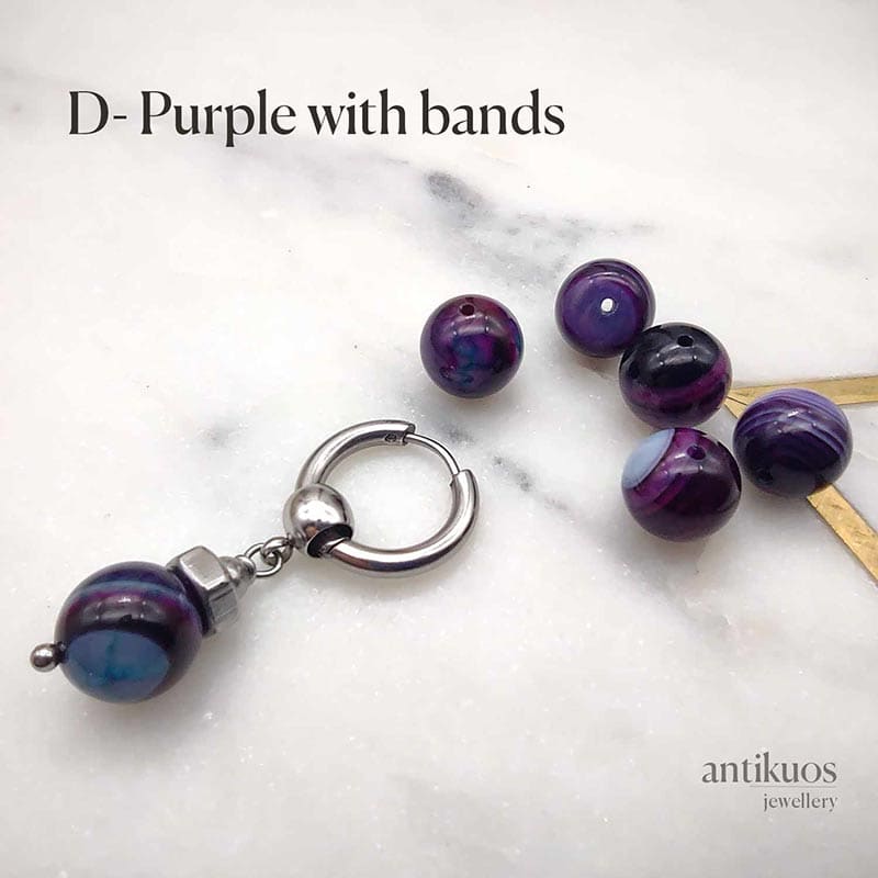 Choose all a mystic ball mens earring by Antikuos, detail