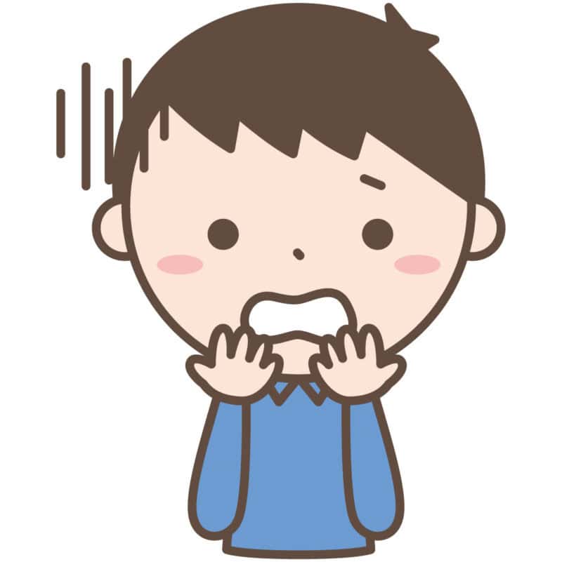 ビビりの男の子