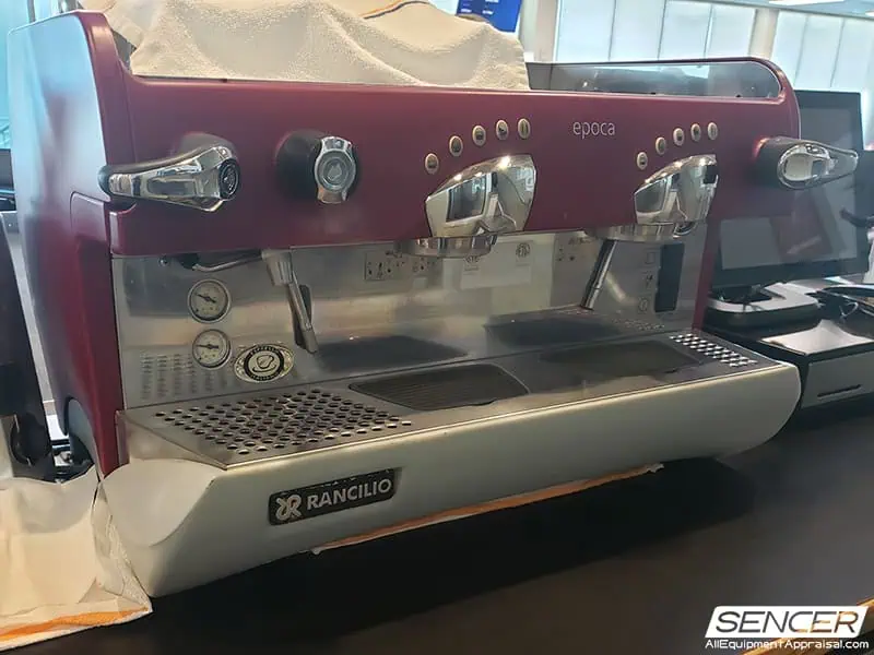 A Rancilio Epoca commercial espresso machine