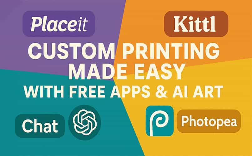 Custom T Shirt Printing Made Easy with Free Apps & AI Art
