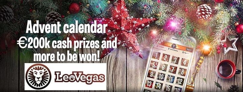 LeoVegas Christmas Bonus Calendar - win free spins, money, prizes