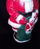 Grand Venture 38" Santa with Toy Soldier Christmas Blow Mold Right Side View