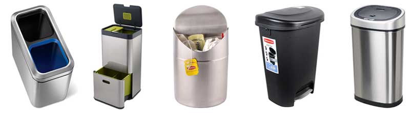 Desk Trash Bin | Medium Sized Trash Can | Recycle Waste Baskets | Trash  Cans Warehouse