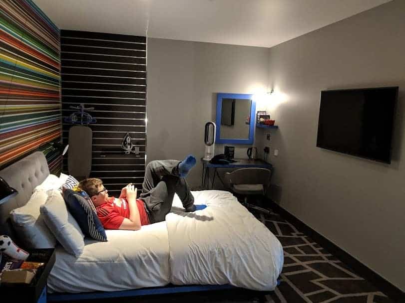 accessible standard room at village hotel portsmouth