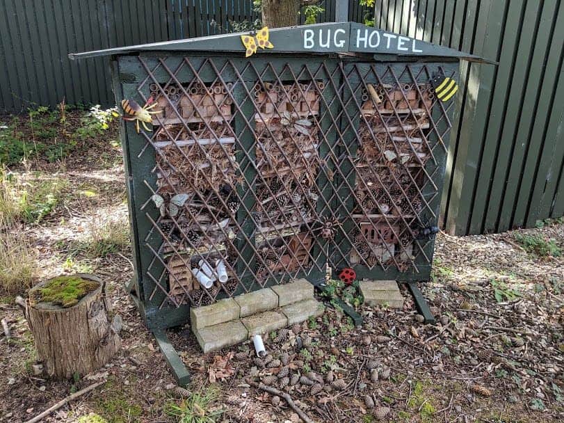 Bug hotel at Moreton-in-Marsh