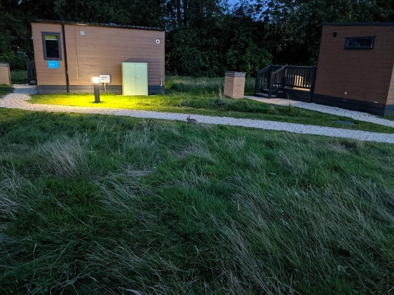 Rabbit pods at Moreton-in-Marsh