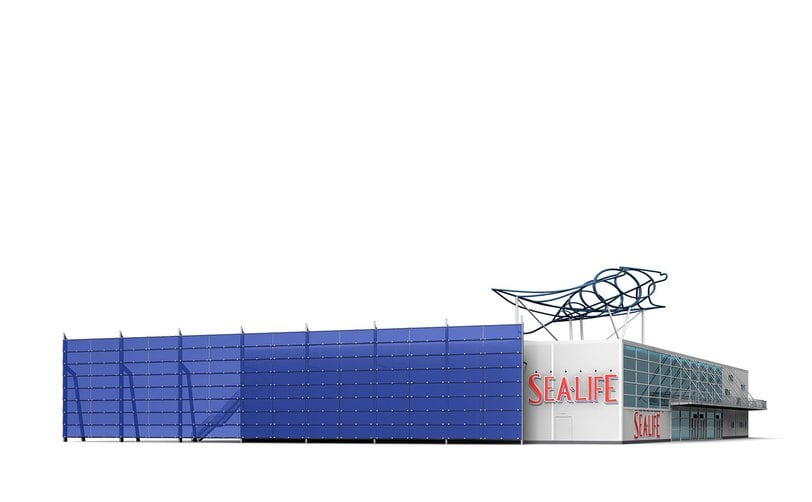 Das Gebäude vom Sea-Life Das Gebäude vom Sea-Life