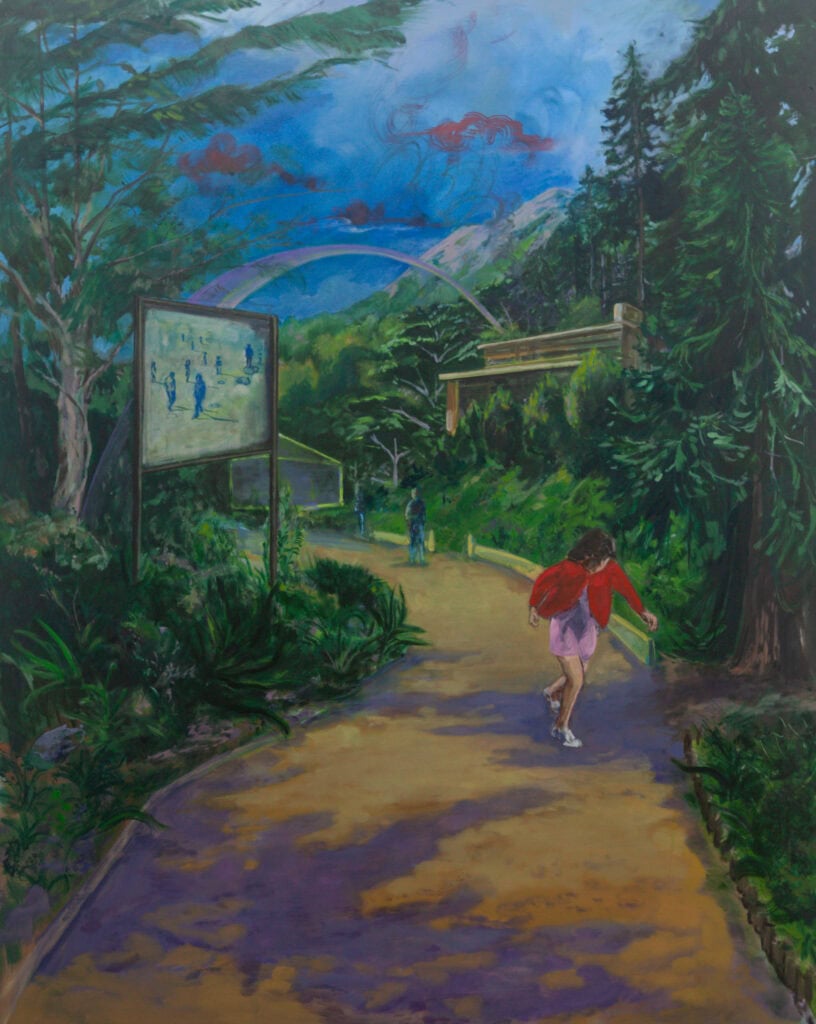 Anna Sebastian, Is this your corner?, 2024, oil on canvas, 120x150cm