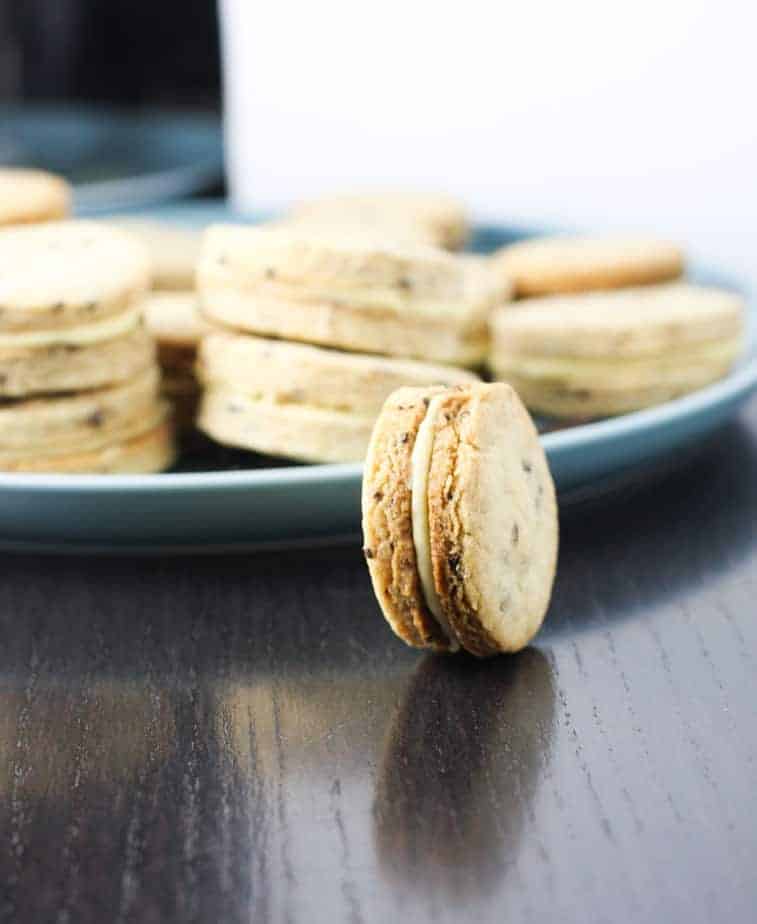 Coffee and Irish cream Sandwich cookies