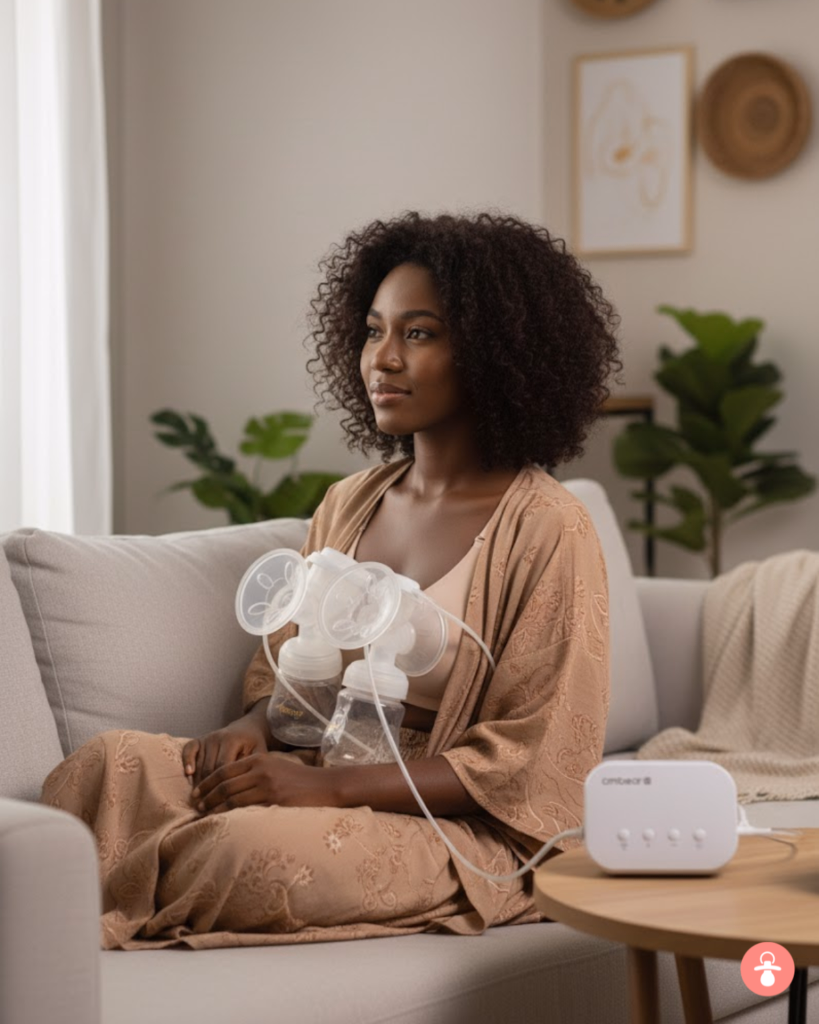 Tire lait double pompage Cmbear électrique 29ML, tire-lait mains libres pour maman