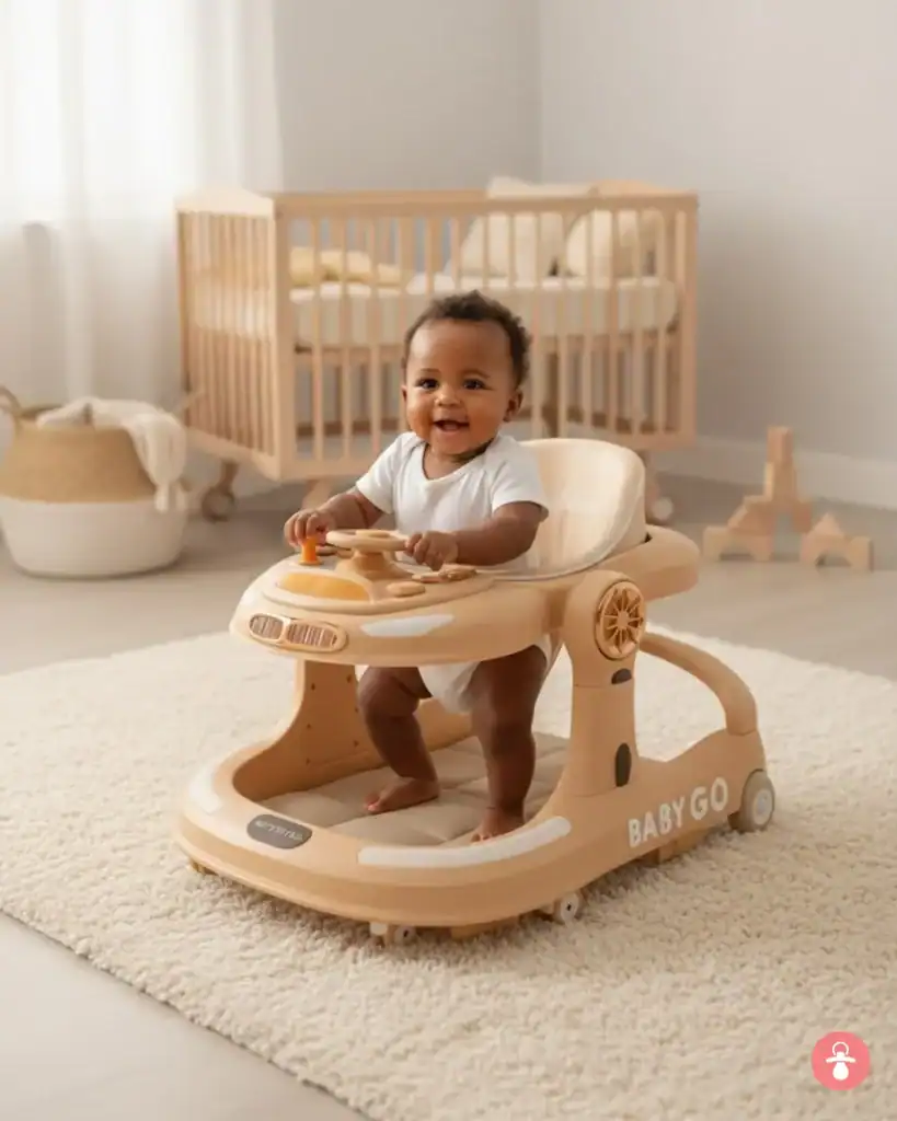 Youpala trotteur bébé coloré, aide à la marche, pliable, sécurité enfant