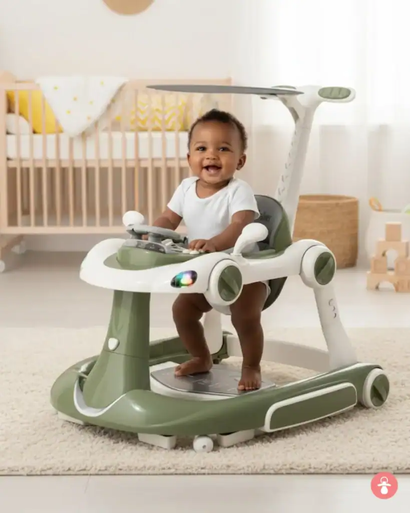 Youpala trotteur voiture rouge pour bébé, centre d'activités ludique et sécurisé