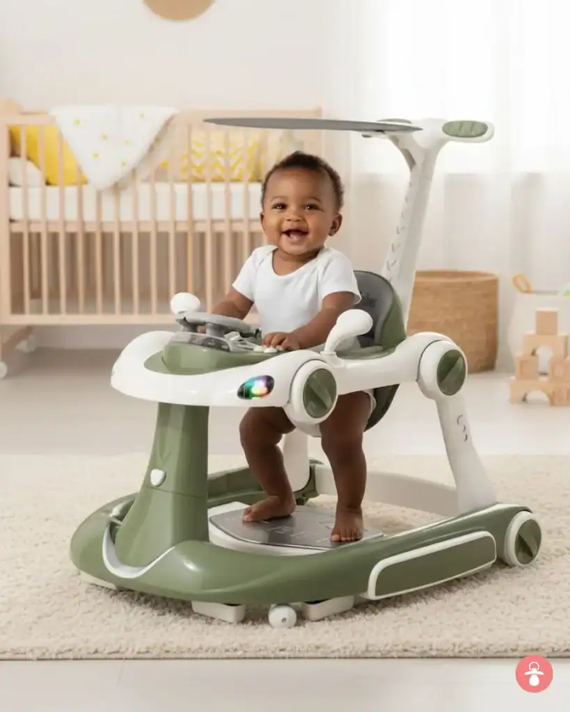 Youpala trotteur voiture rouge pour bébé, centre d'activités ludique et sécurisé