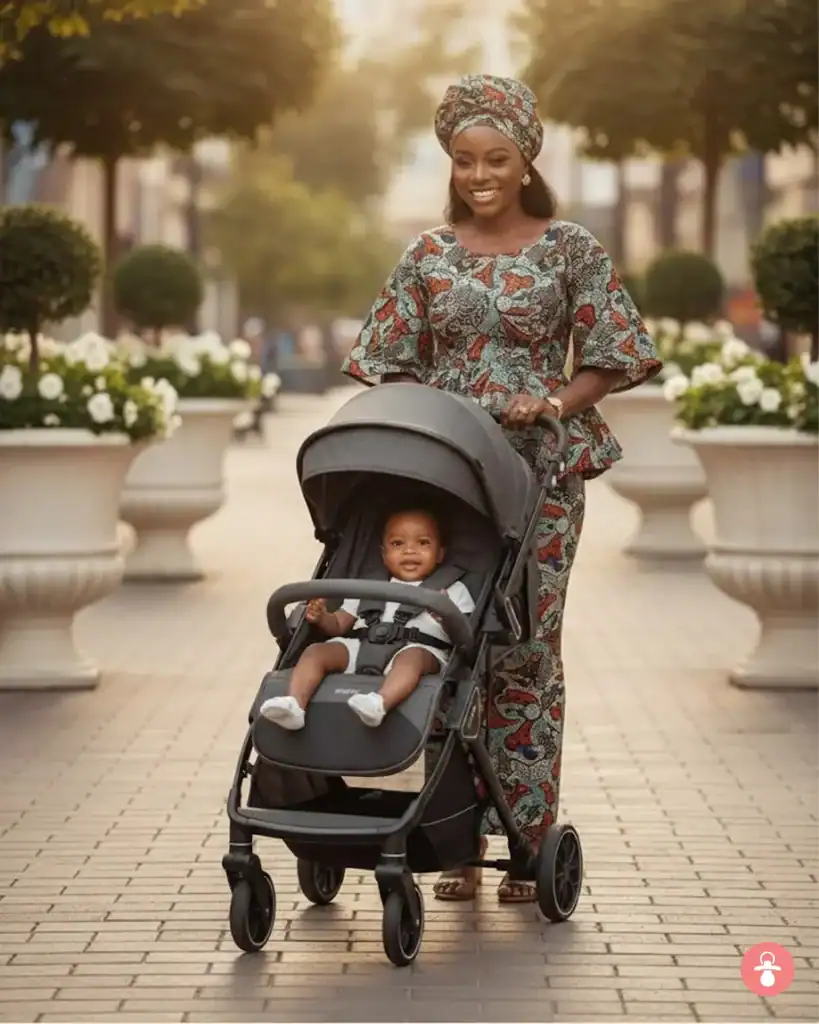 Poussette Kidilo confortable et légère, idéale pour les sorties avec bébé.