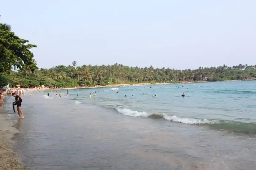 Hiriketiya Beach in Tangalle Hiriketiya Beach in Tangalle