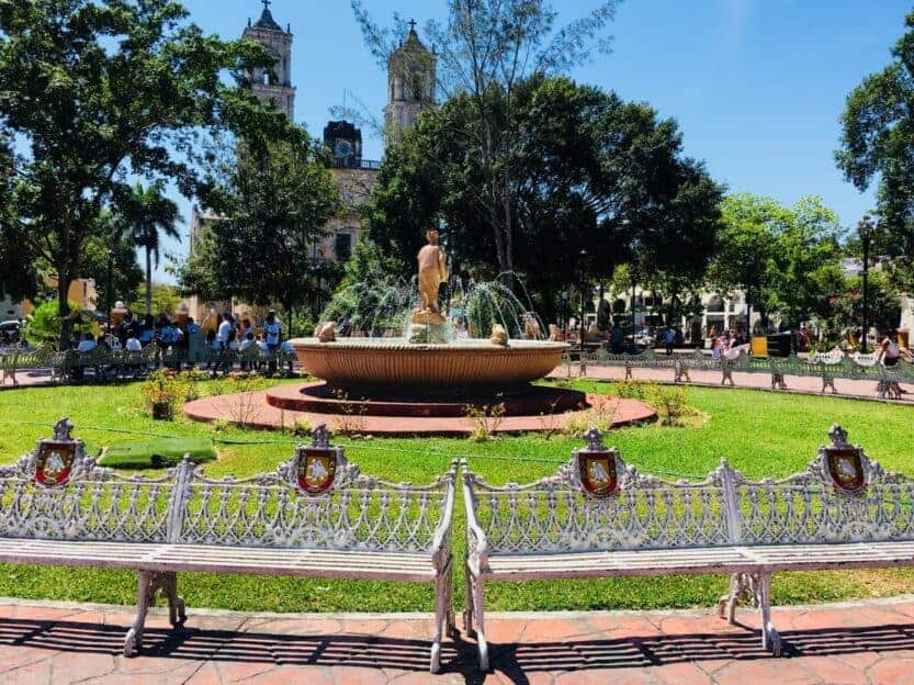 Plaza Principal - Francisco Canton Rosado Parque in Valladolid, Mexico Plaza Principal - Francisco Canton Rosado Parque in Valladolid, Mexico
