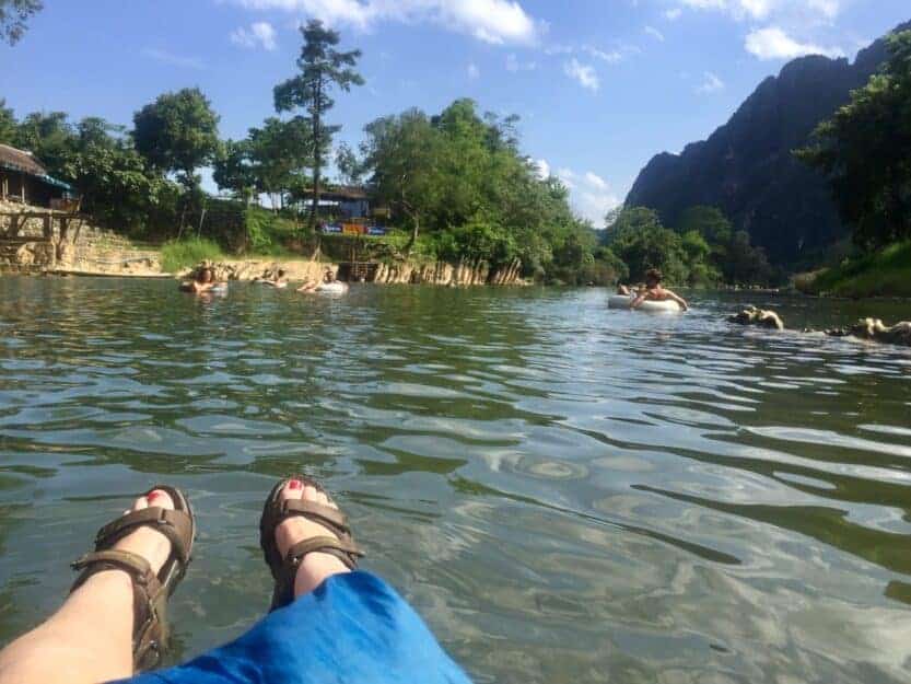 Limestone Karsts on the Nam Song River in Vang Vieng, Laos Limestone Karsts on the Nam Song River in Vang Vieng, Laos