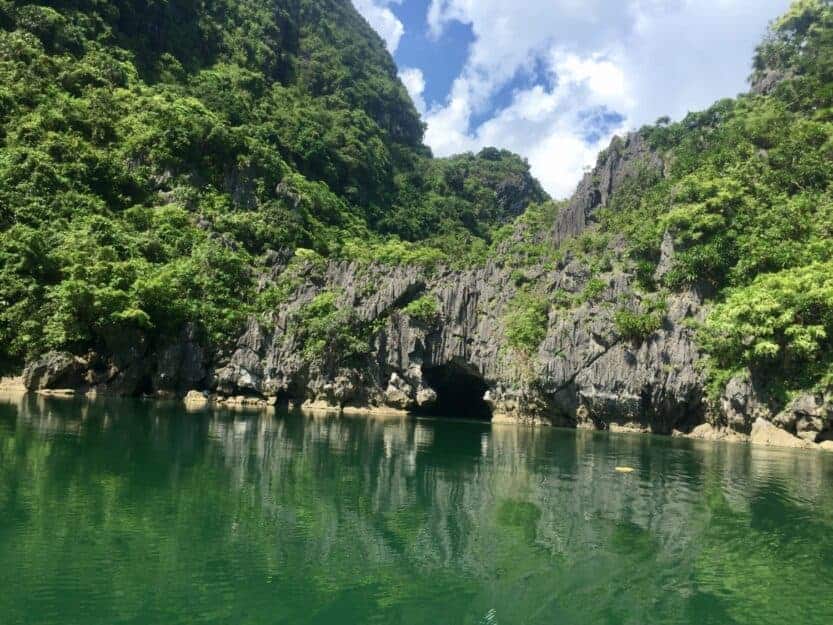 Lagoon in Bai Tu Long Bay, Vietnam Lagoon in Bai Tu Long Bay, Vietnam