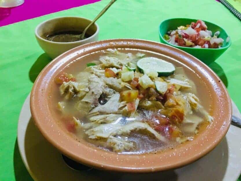Sopa de Limon in Oasis Familiar in Valladolid, Mexico Sopa de Limon in Oasis Familiar in Valladolid, Mexico