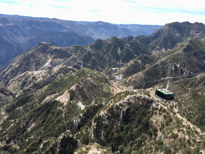 Cable Car at Copper Canyon Adventure Park, Mexico Cable Car at Copper Canyon Adventure Park, Mexico