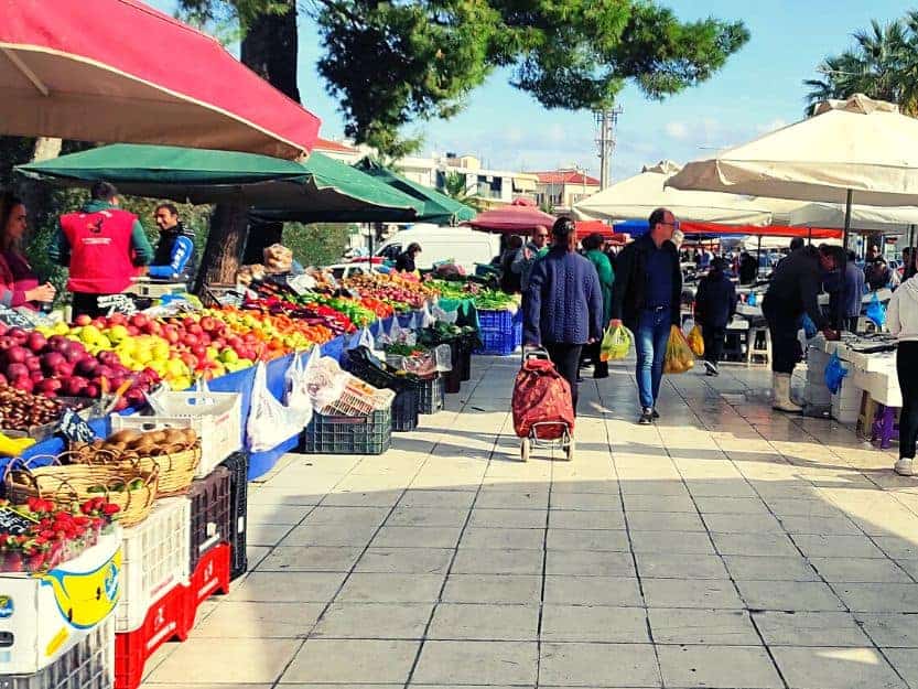 Nafplio Market Nafplio Market in Peloponnese, Greece