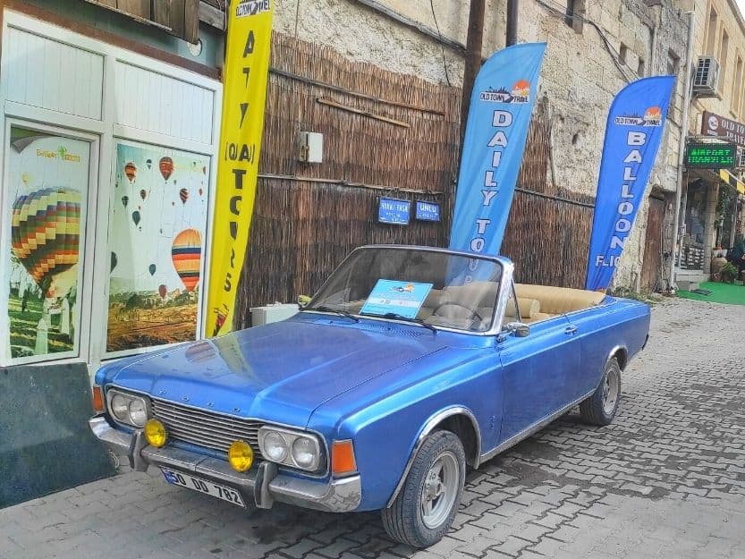 Old Car Rental Cappadocia Old Car Rental Cappadocia - blue Ford