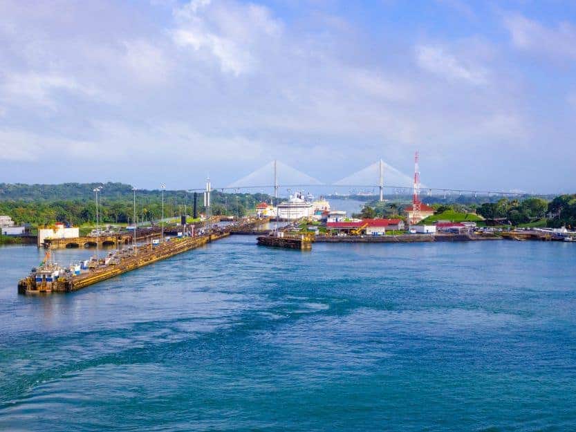 Panama Canal Cruise Panama Canal Cruise - view from a cruise ship.