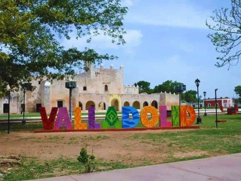 Valladolid Mexico Sign Multicoloured Valladolid sign.