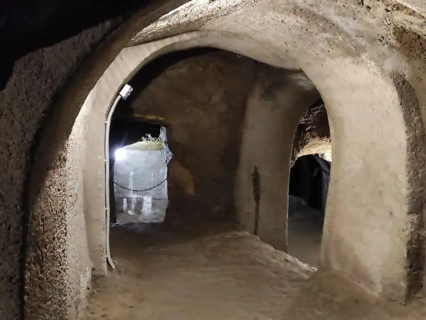 Znojmo Underground Tour Dimly Lit Tunnels Znojmo Underground Tour, image of dimly lit tunnels