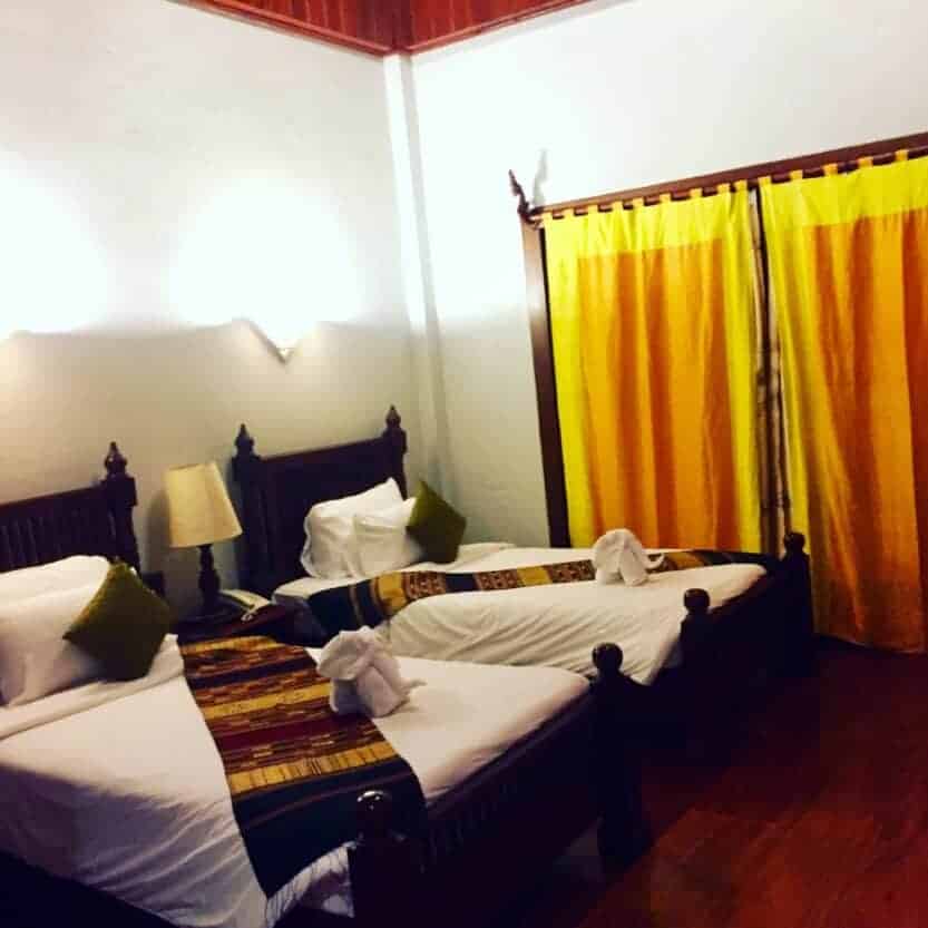Deluxe Room at Muang Thong Hotel in Luang Prabang, Laos Deluxe Room at Muang Thong Hotel in Luang Prabang, Laos