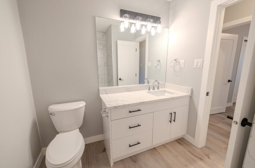 Remodelled bathroom in Calgary