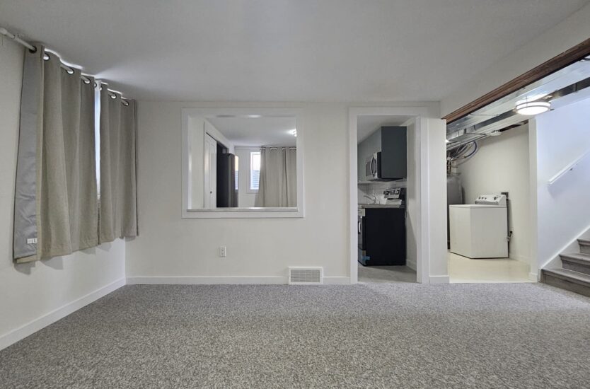Basement development in a Calgary home