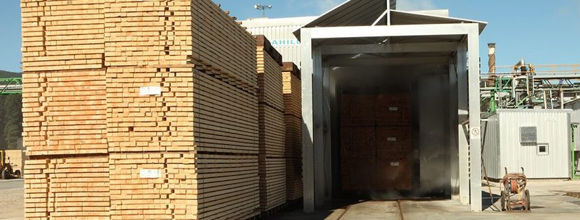 Servicio de secado de madera en cámaras industriales en Cuenca